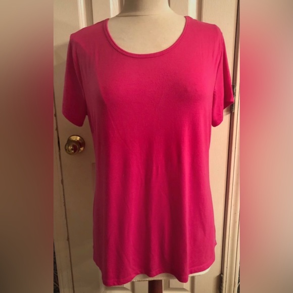Pro Player Tops - Pro Player Pink short sleeve tshirt Small mesh area in back Size large